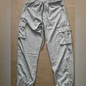 Grey cargo pants